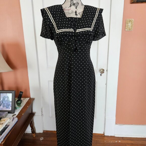 Vintage Late 80's Maggie Boutique Dress  S-4 - Picture 2 of 6